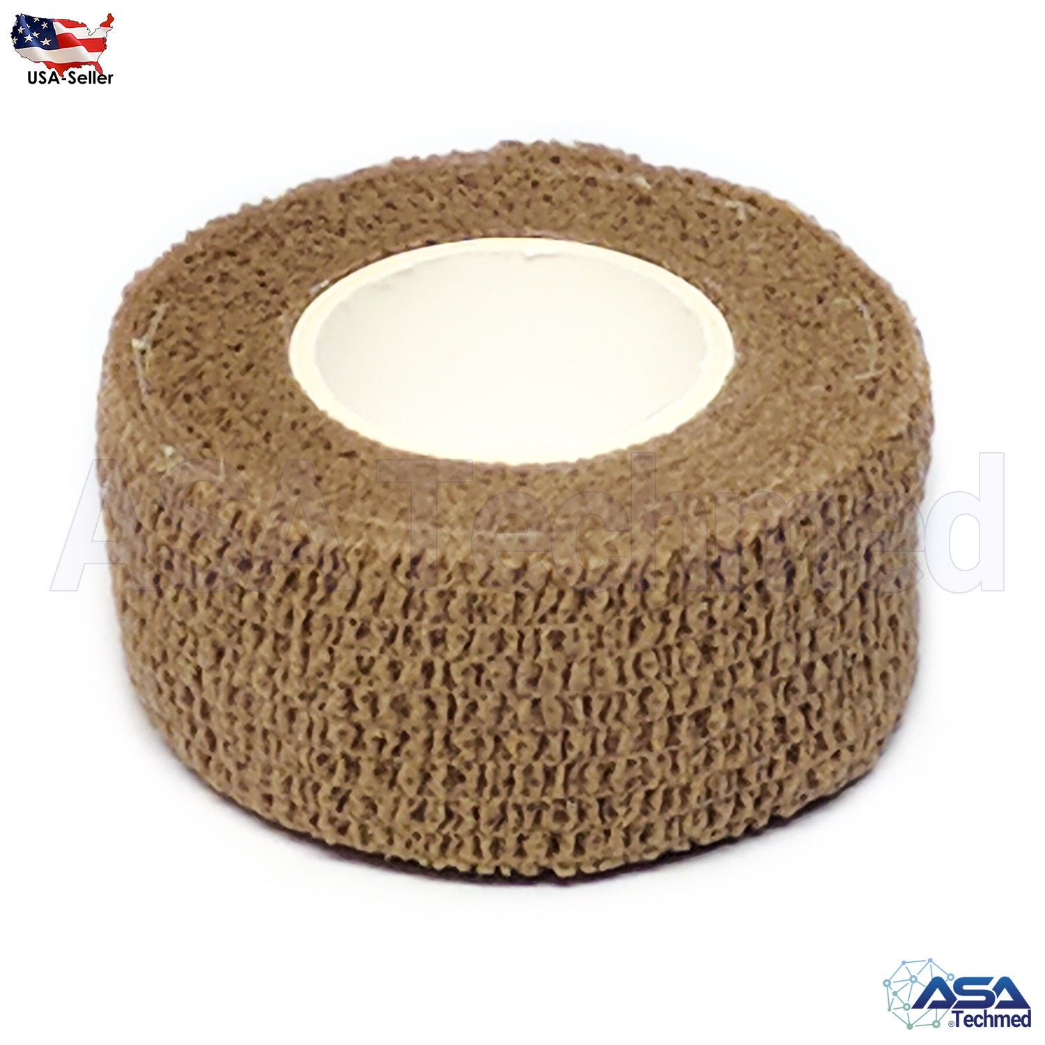 500 Self Adherent Cohesive Wrap Bandages 1 Inch X 5 Yards