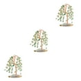 thumbnail image 1 of Thinsony 1/2/3/5 Stable Tree Desktop Ornament With Low Center Of Gravity - For Office Meaningful Green 3PCS, 1 of 6