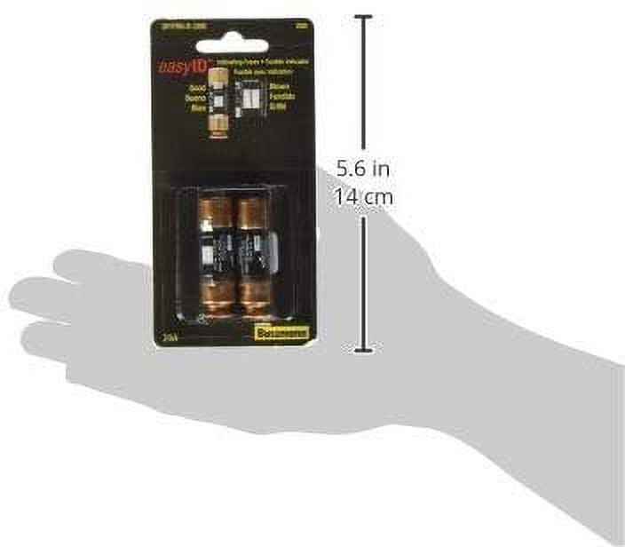 Bussmann EasyID 20 amps Dual Element Time Delay Fuse 2 pk - Total Qty: 1; Each Pack Qty: 2; Total Items Rec: 2