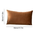 thumbnail image 2 of Clearance Under $5!Yyuenw Lumbar Velvet Throw Pillow Covers 12 × 18 Inches Luxury Soft Solid Rectangle Cushion Covers Case with Zipper for Sofa Couch Bed Living Room, 2 of 5