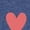 HEATHER NAVY, variant on Instant Message - Grandma Heart Best Buddy Graphic Sleeveless Aline Dress