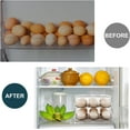Asunby 2 Layer Egg Holder, Large Capacity Organizer for Fridge with Lid