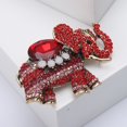 thumbnail image 5 of Wiywef Women Elephant Brooche Crystal Animal Badgee Lapel Pin Dress Accessories Alloy Clothe Decoration Luxury Jewelry Gifts, 5 of 7