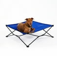 thumbnail image 2 of Coolaroo On the Go Elevated Travel Dog Bed, King, Aquatic Blue, 2 of 7