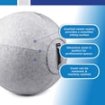 thumbnail image 5 of Bintiva Stability Ball Chair for Office - Ergonomic Seating/Labor Birthing Pregnancy/Yoga Balance Stability Exercise Fitness, 5 of 6