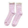 thumbnail image 2 of Besufy Adult Socks Thicken Women Winter Warm Soft Fluffy Home Floor Sleeping Confinement Socks, 2 of 8