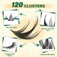 thumbnail image 4 of Kit de racimos de pestañas KEYYOULASH Manga Lash Kit de racimos de pestañas, 4 of 7