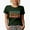 Military Green, variant on Certified Muscle Mommy, Weightlifter or Bodybuilder Mom Themed, Groovy Retro Wavy Text Merch Gift, Black T-Shirt, Large