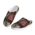 thumbnail image 2 of Goofa Vintage Collage Girl Butterfly Print Womens Mens Cotton Lightweight House Slippers , Washable Home Slippers,Indoor Comfy Bedroom Cozy Slippers-35/36, 2 of 7