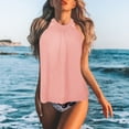 thumbnail image 2 of JAKANYQ Women Tankini Bathing Suit Ruffle High Waisted Swimsuit Unique Back Design Swimsuit, Xl, 2 of 5