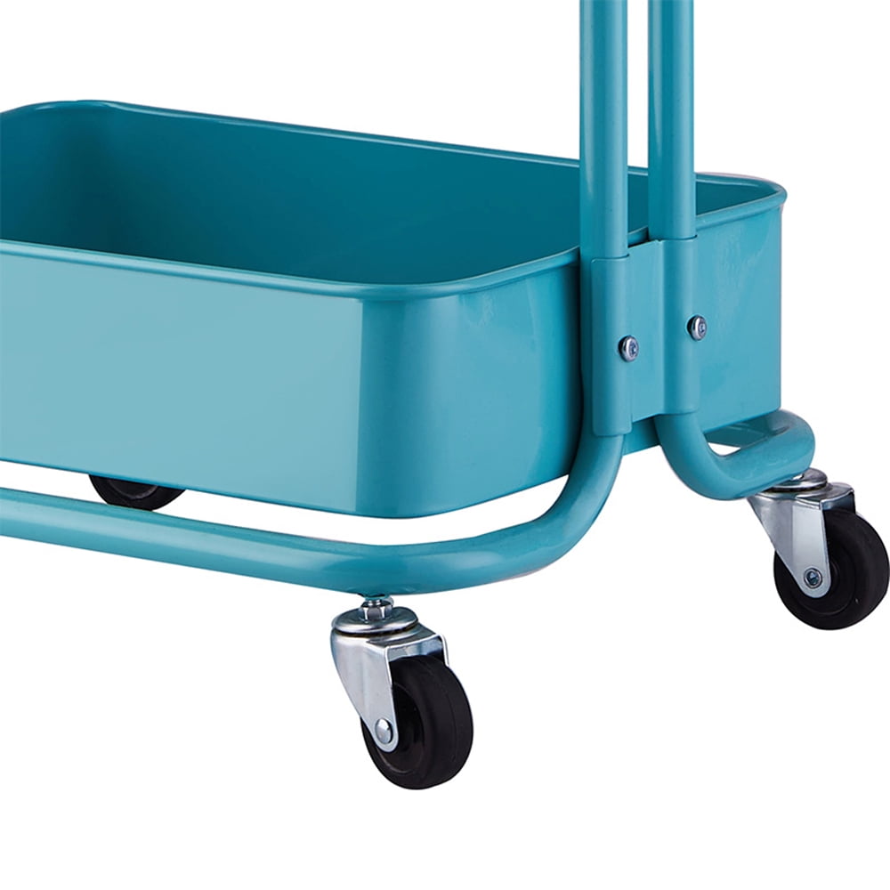 Kepooman 3-Tier Kitchen Island for Home, Kitchen Cart on Wheels, Rolling Cart for Living Room, Bedroom, Bathroom, Storage Cart Movable Widen Rolling Storage Cart, Turquoise Kepooman 3-Tier Kitchen Island for Home, Kitchen Cart on Wheels, Rolling Cart for Living Room, Bedroom, Bathroom, Storage Cart Movable Widen Rolling Storage Cart, Turquoise
