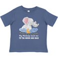 thumbnail image 3 of Inktastic My Meemaw Loves Me to the Moon and Back Elephant Family Boys or Girls Baby T-Shirt, 3 of 5
