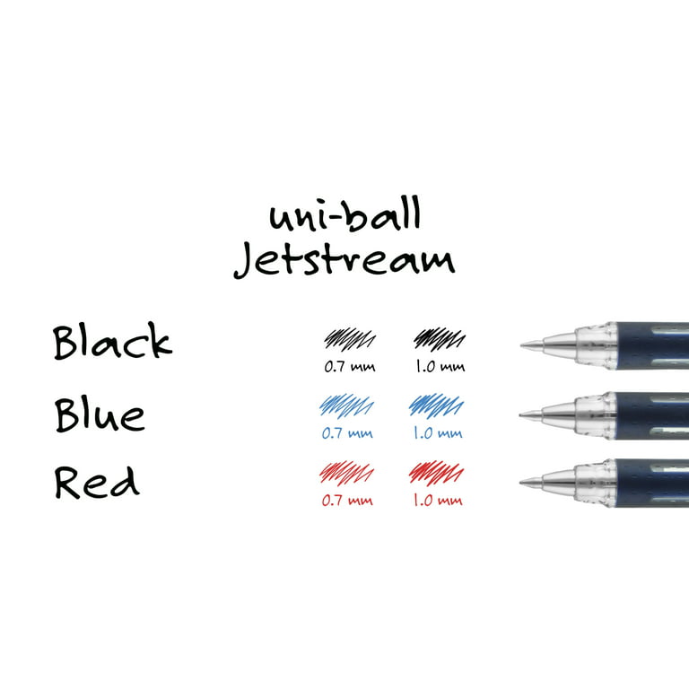  Uniball Jetstream Elements 5 Pack, 1.0mm Medium Black