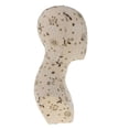thumbnail image 2 of Cabezal de bloque de 21 para pelucas shamjiam maniquí exhibición de joyería cabeza de maniquí de lona, 2 of 8