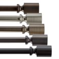 thumbnail image 4 of Better Homes & Gardens Flare 1" Dia. Black 42"-120" Single Curtain Rod Set, 4 of 8