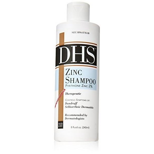 5 Pack DHS Zinc Shampoo Pyrithione Zinc 2 8 Oz Each