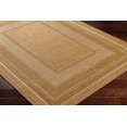 thumbnail image 4 of Hauteloom Chael Living Room, Bedroom Patio Outdoor Area Rug - Farmhouse - Gemstone, Dark Brown, Champagne - 7'10" Square, 4 of 11