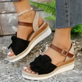 thumbnail image 6 of Women's Sandals Women's Summer Size Wedge Fish Mouth Roman Sandals, 6 of 7