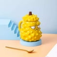 thumbnail image 7 of 14oz Creative 3D Fruit Cup for Men and Women, Durian Shape Mug Gift with Spoon, Novelty Coffee Mug for Coffee Tea Juice Milk Water, Dishwasher and Microwave Safe (Orange), 7 of 7