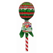 Giant Pop with 10 Lollipop Sticks Inside by Dat'l Do-it, Christmas Red, 2.46 oz, 1 Ct