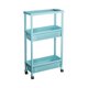 thumbnail image 2 of Multi Layer Movable Plastic Storage Rack Large Capacity Layered Storage Rack With Wheels Living Room/bedroom/bathroom/kitchen Item Storage Rack, 2 of 6