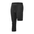 thumbnail image 1 of Pantalones de una sola pierna, pantalones ajustados de baloncesto, pantalones cortos estilo hombre, mallas de entrenamiento deportivo, pantalones para correr y fitness, 1 of 6
