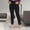 Black, variant on Womens Straight Leg Pants High Waisted Stretchy Business Casual Work Pants Dress office Trousers with Pockets Beige L(L)
