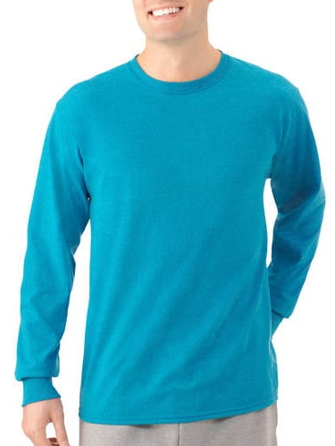 walmart fruit of the loom men's long sleeve t shirts