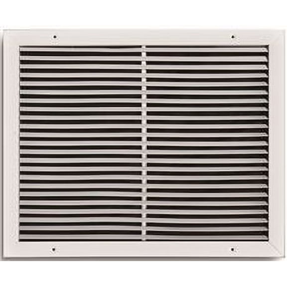 TRUAIRE ALUMINUM FIXED BAR RETURN AIR GRILLE, 12 IN. X 12 IN., WHITE