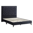 thumbnail image 2 of Glory Furniture Alba Velvet Side Panels for Alba bed Black Bed Queen Glam, Modern & Contemporary, 2 of 3