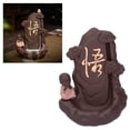 thumbnail image 4 of Backflow Incense  With Little Monk Ornament Household Inner Decoration Chinese Yixing Zisha Clay, 4 of 8