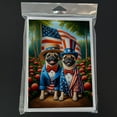 thumbnail image 3 of All American Pug Greeting Cards Pack of 8 7 in x 5 in, 3 of 3