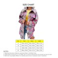 thumbnail image 5 of Chaqueta de lana a cuadros para mujer, chaquetas de manga larga con cuello vuelto, informales, a la moda, con bolsillos cubiertos, gris S, 5 of 5