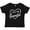 AB-Black, variant on Inktastic I Love My Grandpa in White Chalk Heart Boys or Girls Baby T-Shirt