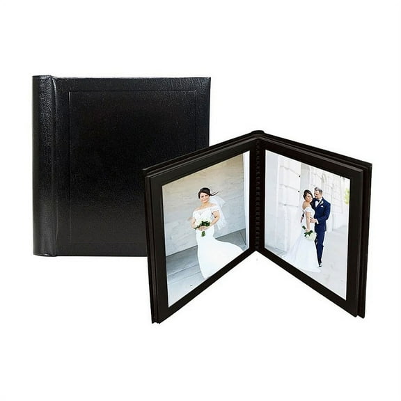 Professional PARADE black slip-in mat photo album for 36 4x6 prints - 4x6