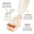 thumbnail image 2 of Munchkin® Flow Silicone Nipple Shield +  With See-Thru Channel to Watch Milk Flow  - Nurse confidently and meet your breastfeeding goals  (Available in 20mm or 24mm), 2 of 8