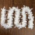 thumbnail image 7 of DAMAI 6.56 Ft White Christmas Tinsel Garlands White Metallic Snowflakes Twist Garland Xmas Hanging Snowflake Garlands for Christmas Tree Xmas Home Fireplace Party Decorations, 7 of 7
