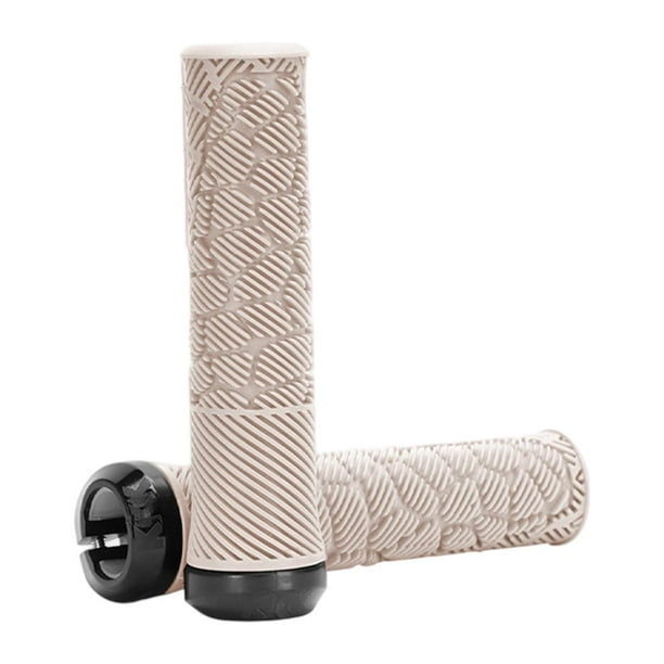 2 empuñaduras de manillar de bicicleta, cómodas y de repuesto para bicicletas plegables, ergonómicas, ligeras y antideslizantes. Rosa
