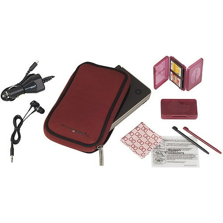 POWER A DSi XL Starter Kit, Burgundy (DSi XL)