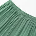 thumbnail image 7 of Bjutir Womens Outfit Set Elderly Floral Print Summer Suit Mother Short Sleeve Cotton Silk Elderly Summer Clothes Trousers Suit Two Piece Set Green 2Xl, 7 of 7