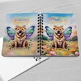 thumbnail image 4 of Welcome Spring Fairy Chinese Shar-Pei in Flower Meadow Spiral Bound Journal Dog Lover 5x7in Spiral Notebook - 13002, 4 of 5