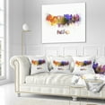 thumbnail image 3 of Designart Halifax Skyline - Cityscape Throw Pillow - 18x18, 3 of 5