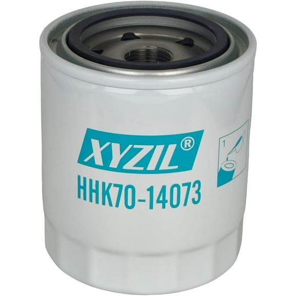 XYZIL Hydraulic Oil Filter HHK70-14073 Compatible with Kubota L2501H L3301H L3901H B2320HSD B2620HSD ZD1211 ZD326 ZG227 RTV900G RTV900W RTV-X1100CR RTV-X900 HHK70-14070 K7561-14070 BT8908 P550711