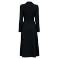 thumbnail image 4 of Gytharion Women's Double Breasted Blazer Dresses Lapel Collar A-Line Dresses Long Sleeve Classic Stylish Midi Dresses for Special Occasions, 4 of 6