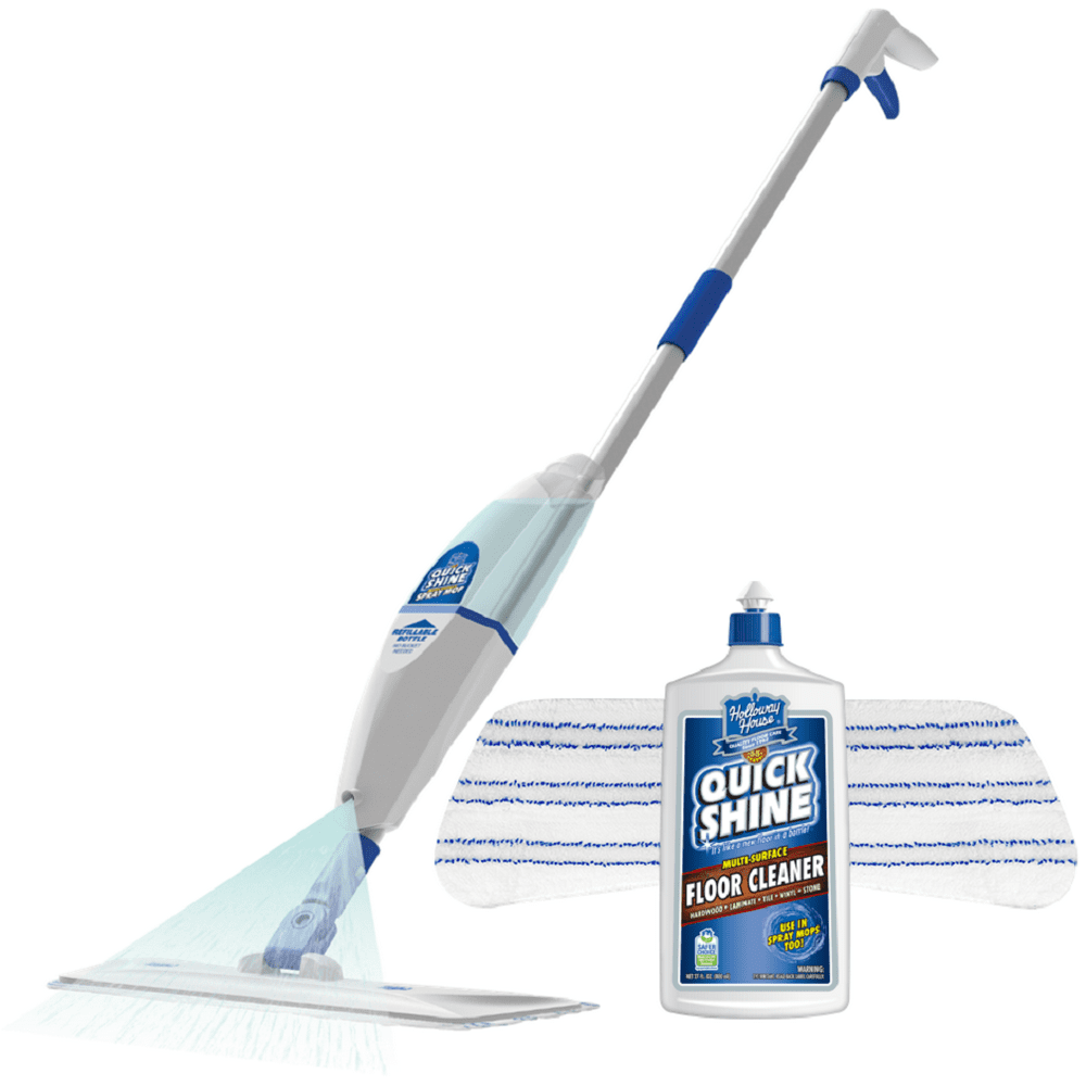 Quick Shine Spray Mop Kit with 16 oz. MultiSurface Floor Cleaner