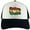 Black/White, variant on Gravity Threads Positive Vibration Patch Adjustable Trucker Hat - Red/White
