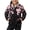 Axolotl Sakura, variant on Girls Fleece Long Sleeve Zip up Jacket with Pocket for Spring Winter, Windproof Lightweight Fit Fleece Jackets Polyester Toddler Boys Girls Fleece Jacket Nutcracker Ballet