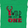 thumbnail image 4 of Inktastic Plaid Deer Wild and 1 with Arrow Boys or Girls Baby Bodysuit, 4 of 5