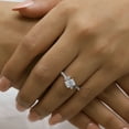 thumbnail image 4 of JEWELEGANT Emerald Cut Moissanite Engagement Ring, Unique Solitaire Ring Gift for Women, 4 of 8