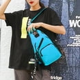 thumbnail image 4 of Fashion Women Oxford Cloth Shoulder Chest Bag Travel Large Backpack (Blue), 4 of 8